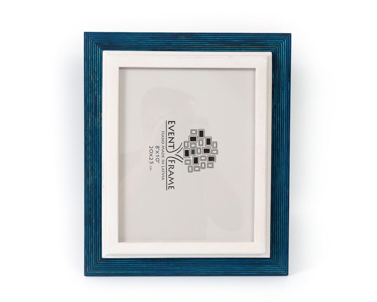 Blue and White Artistic Painting Frame, Wall art Photo Frame, ANY CUSTOM SIZES: 8x10, 8x12, 11x14, 9x11, 9x12, 10x10, 10x13, 12x14, 14x18