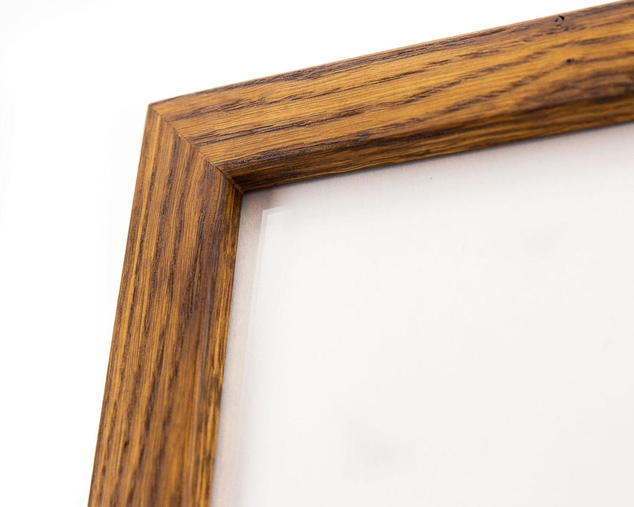 Brown Modern Design Solid Oak Hardwood Photo Frame 25mm