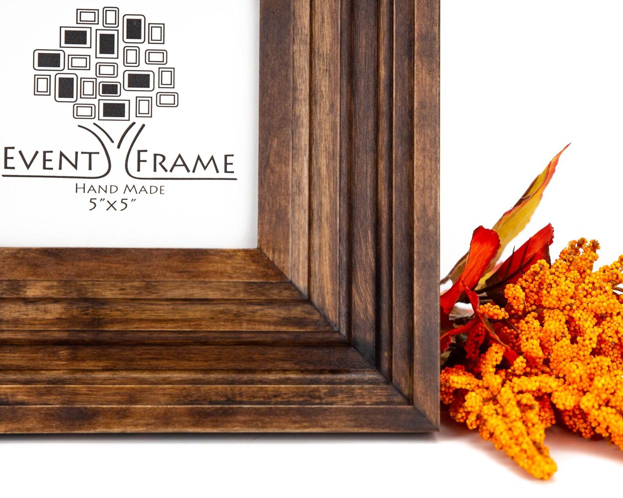 Walnut Brown Empire Style Frame for Gallery Wall Art, Museum Quality Wooden Picture Frame, Custom Size Frame A1 A2 18x24 22x28 24x36 30x40