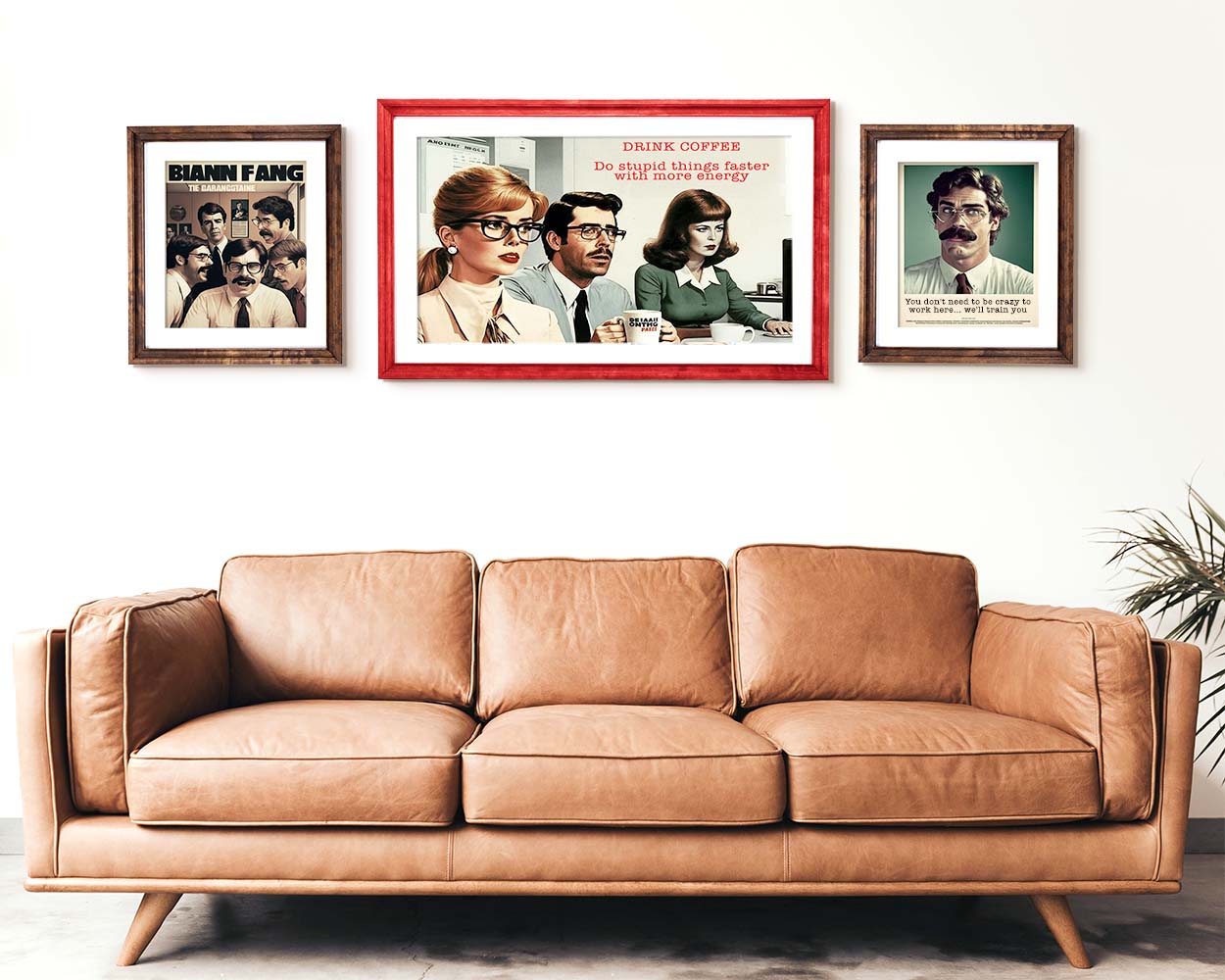 Handmade Wooden Photo Frame, Premium Quality Rustic Picture Frames for Wall Art, Custom Size Frame A1, A2, 11x14, 12x18, 16x20, 18x24, 24x36. picture frames above a couch in a living room.