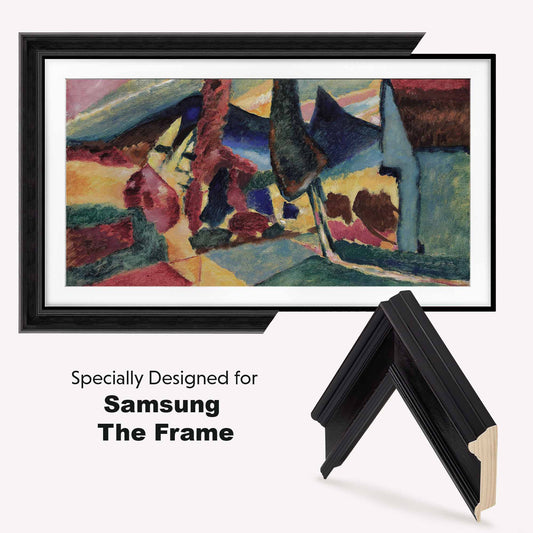 Black TV frame specially design for Samsung The Frame and TCL NXTFRAME TV's