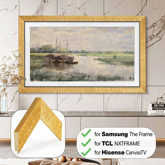 Modern Gold TV Frame