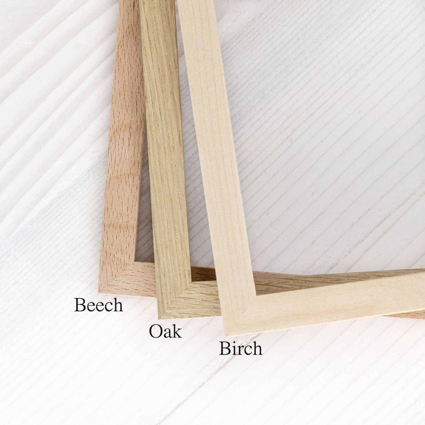 Natural Hardwood corner examples to review color