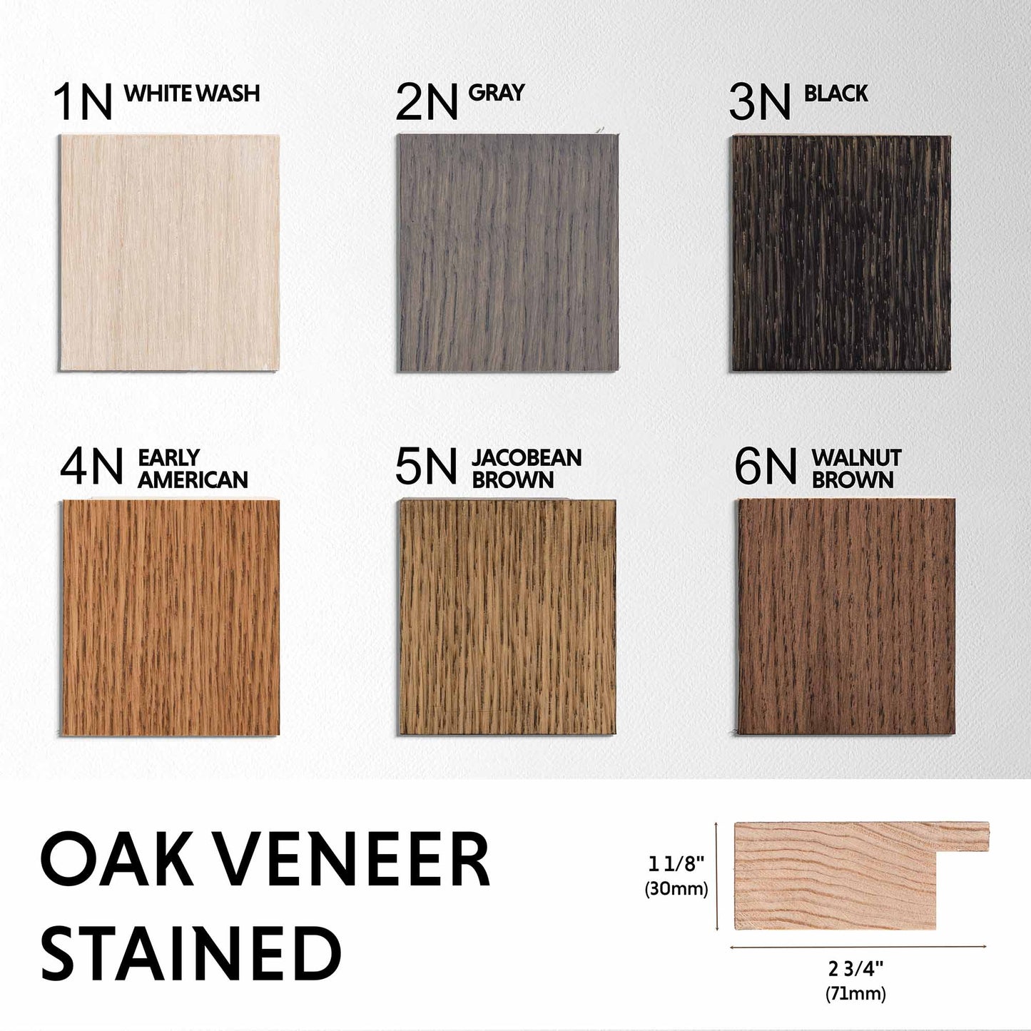 Colorful OAK TV Frame