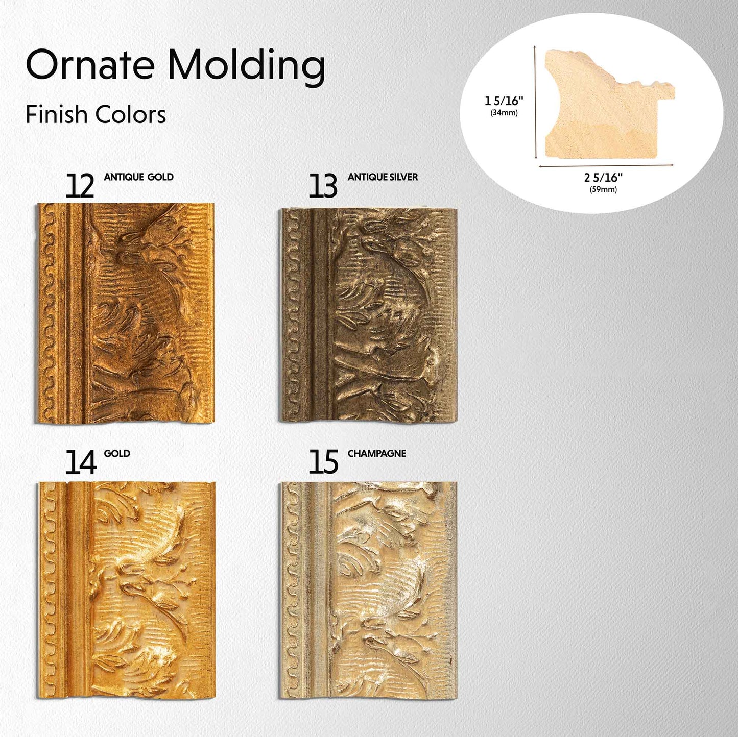 Contemporary Style TV Frame Samples