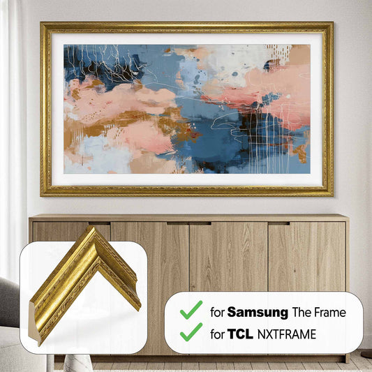 Classic Ornate Gold TV Frame