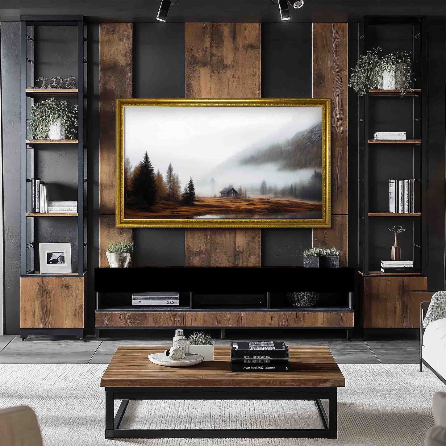 Classic Ornate Gold TV Frame
