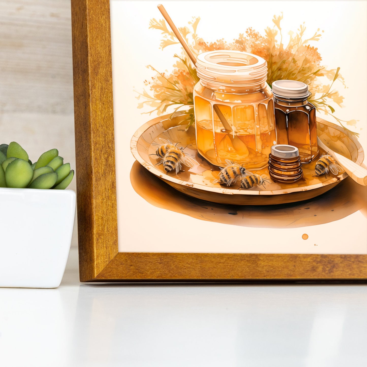 Super Thin Edge Picture Frame, Solid Color of Your Choice in Minimalistic Style