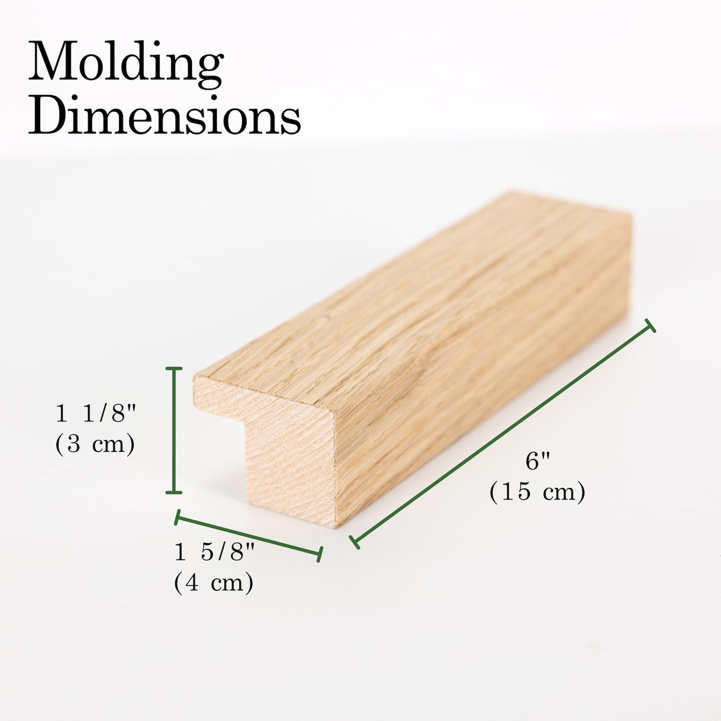 Thin Stained Hardwood TV Frame Samples
