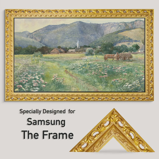 Baroque Gold frame for Samsung The Frame