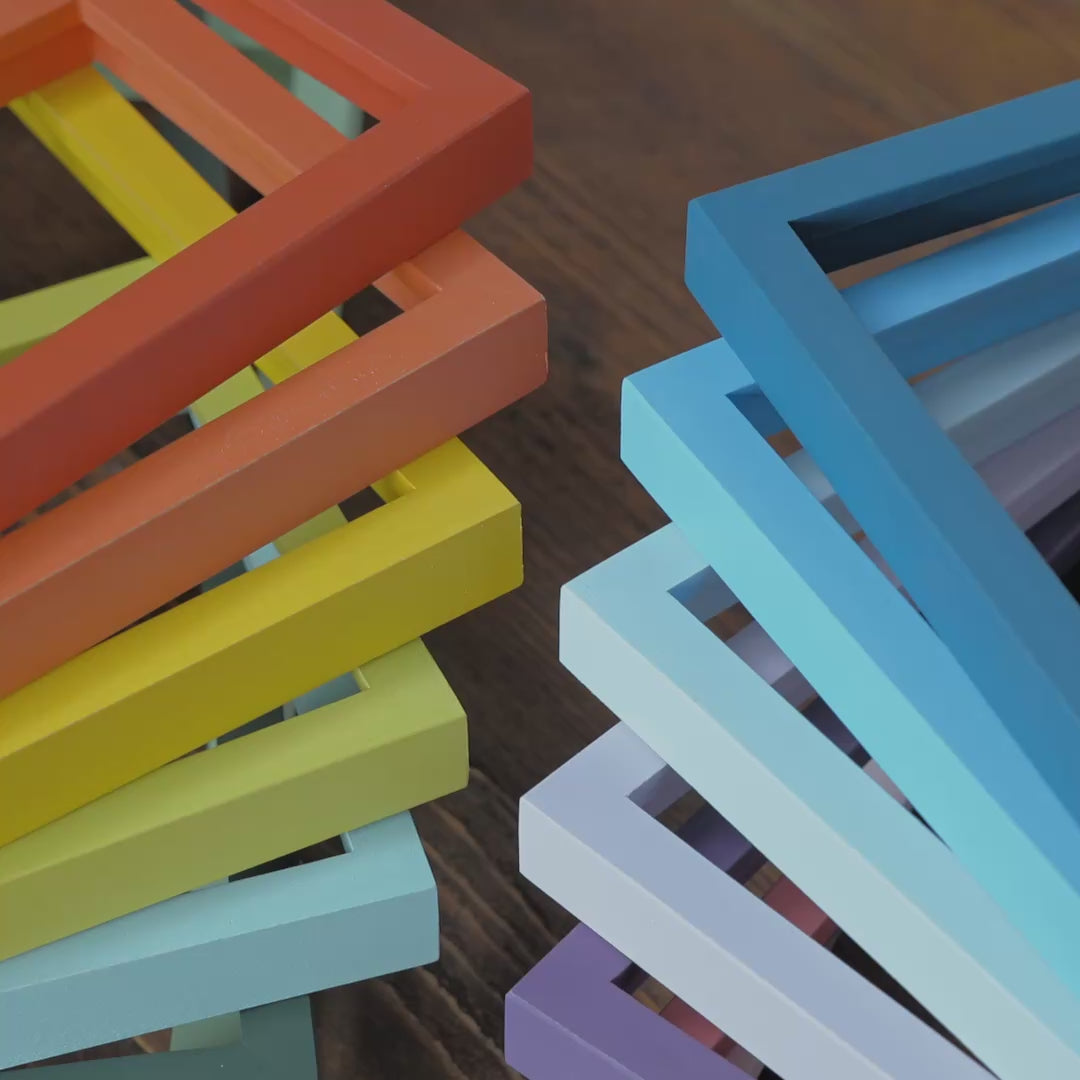 Colorful Picture Frames: Super Thin Edge, Custom Size, Vibrant and Pastel Frames