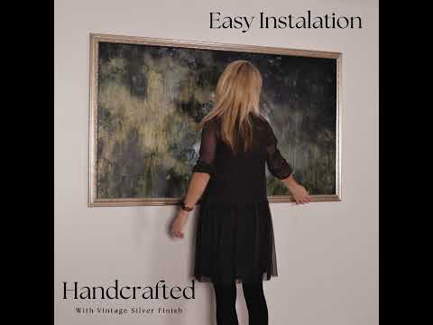 Handmade wooden TV Frames in different home interiors