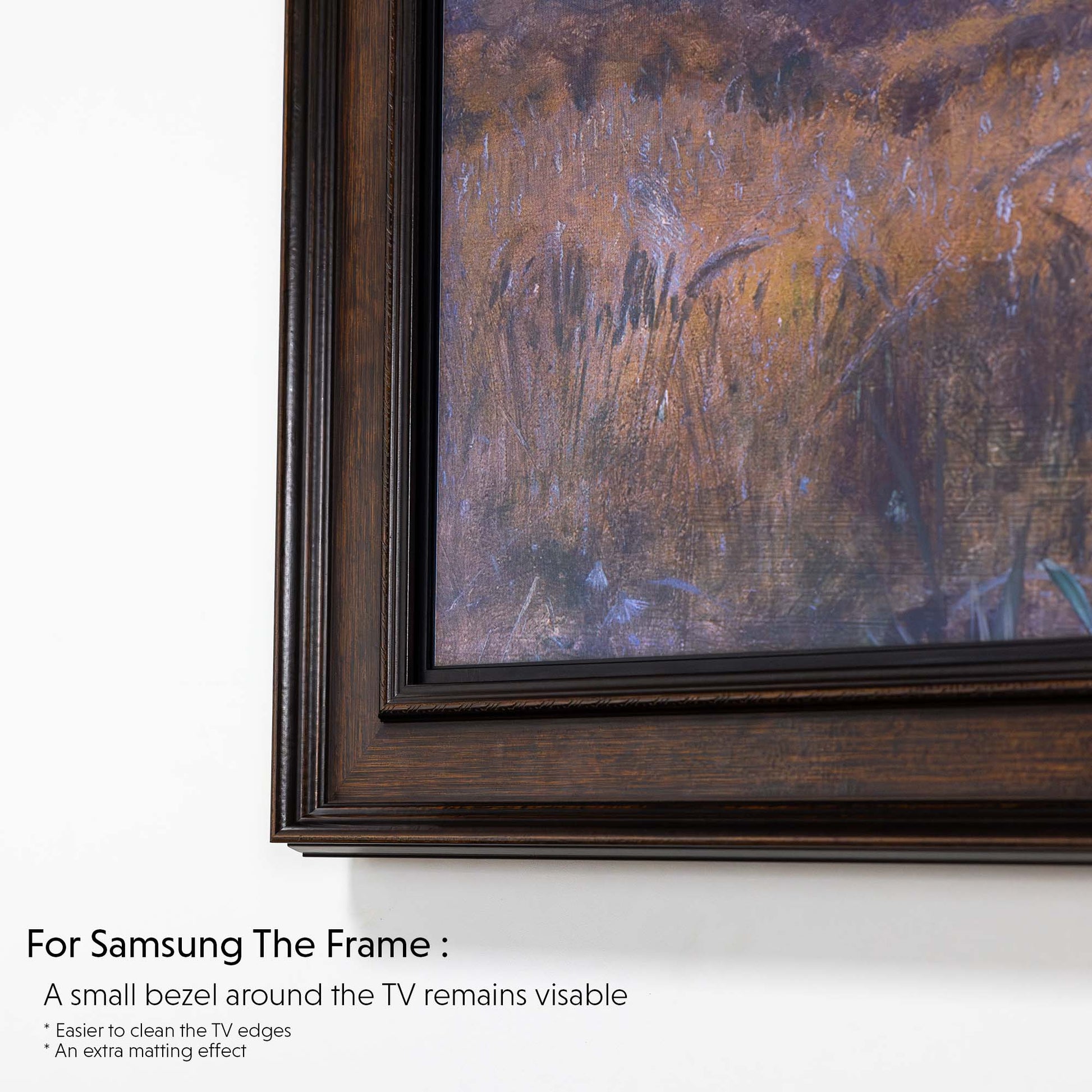 swan molding tv mount corner
