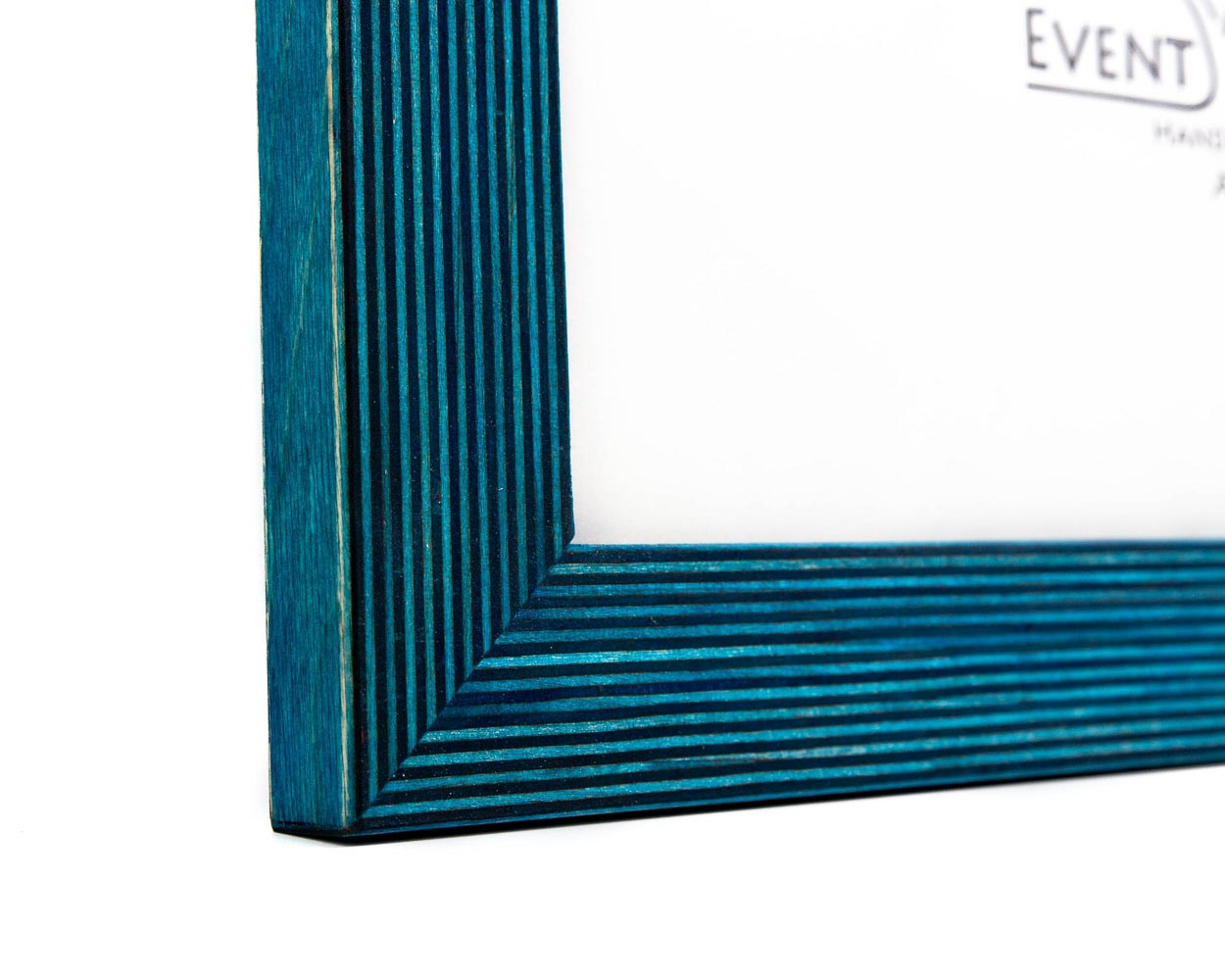 Cadre photo bleu standard