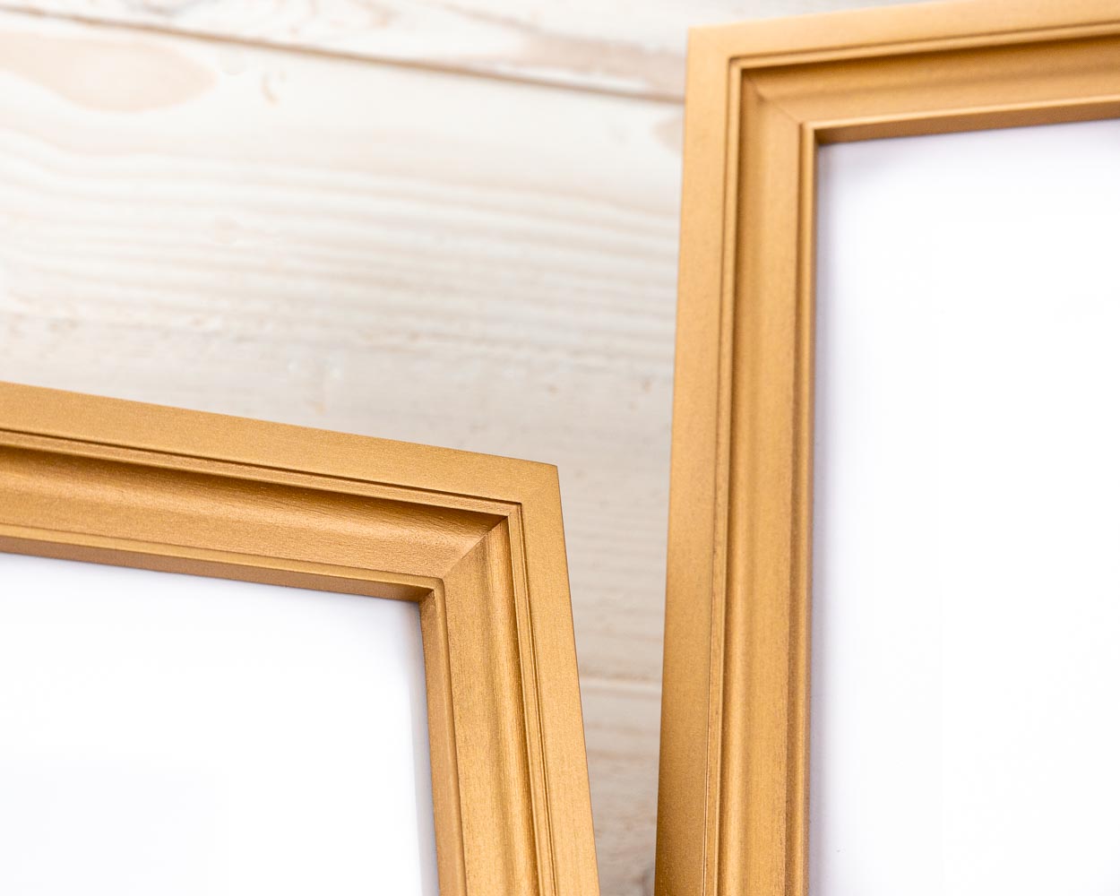 Gold Vintage Style Photo Frame from Solid Birch Hardwood