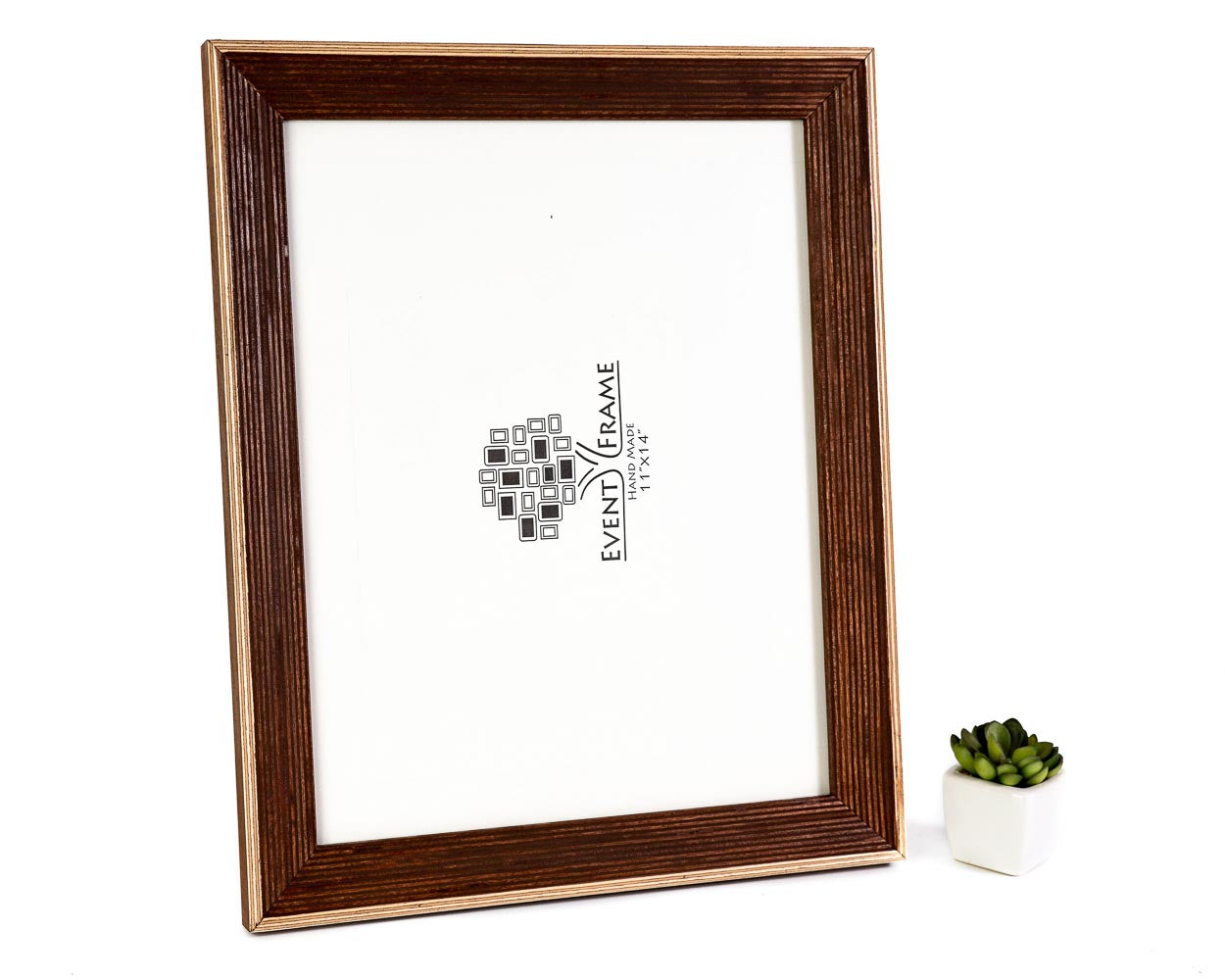 Cadre photo marron classique