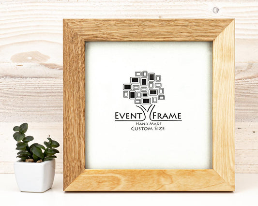 Combined Modern Design Solid Oak + Birch Hardwood Photo Frame