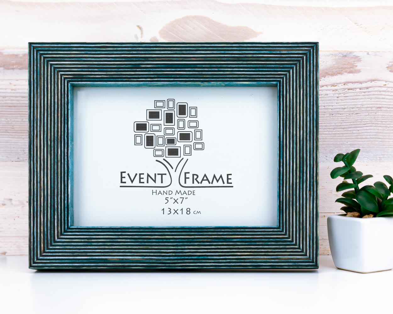 Cadre photo standard bleu sarcelle