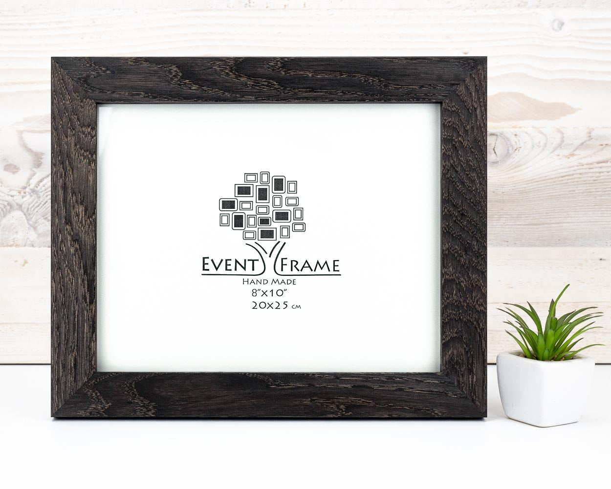 Black Modern Design Solid Oak Hardwood Photo Frame 32 mm