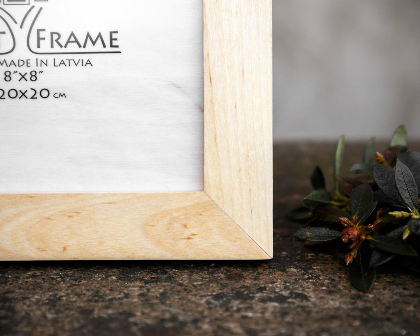 Natural Modern Design Photo Frame from Solid Birch Hardwood 34 mm