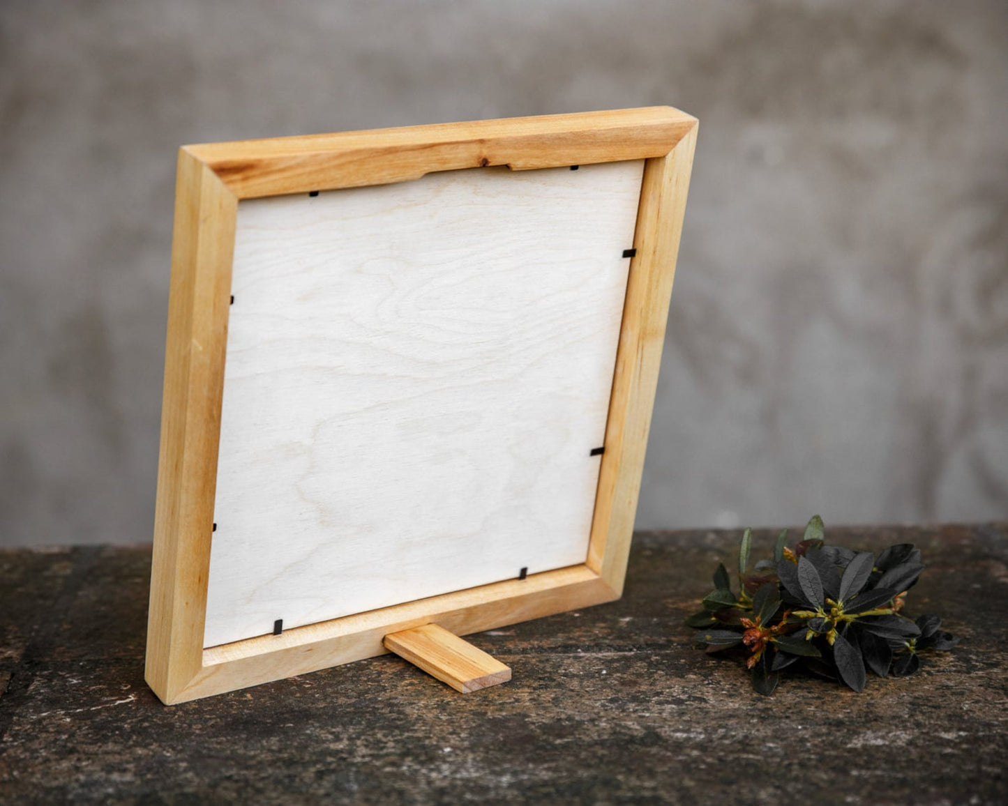 Natural Modern Design Photo Frame from Solid Birch Hardwood 34 mm