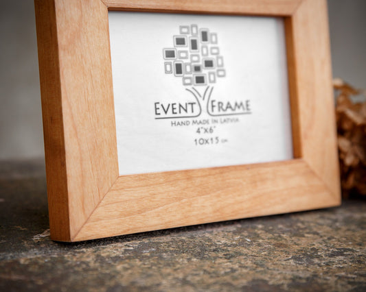 Natural Modern Design Solid Alder Hardwood Photo Frame