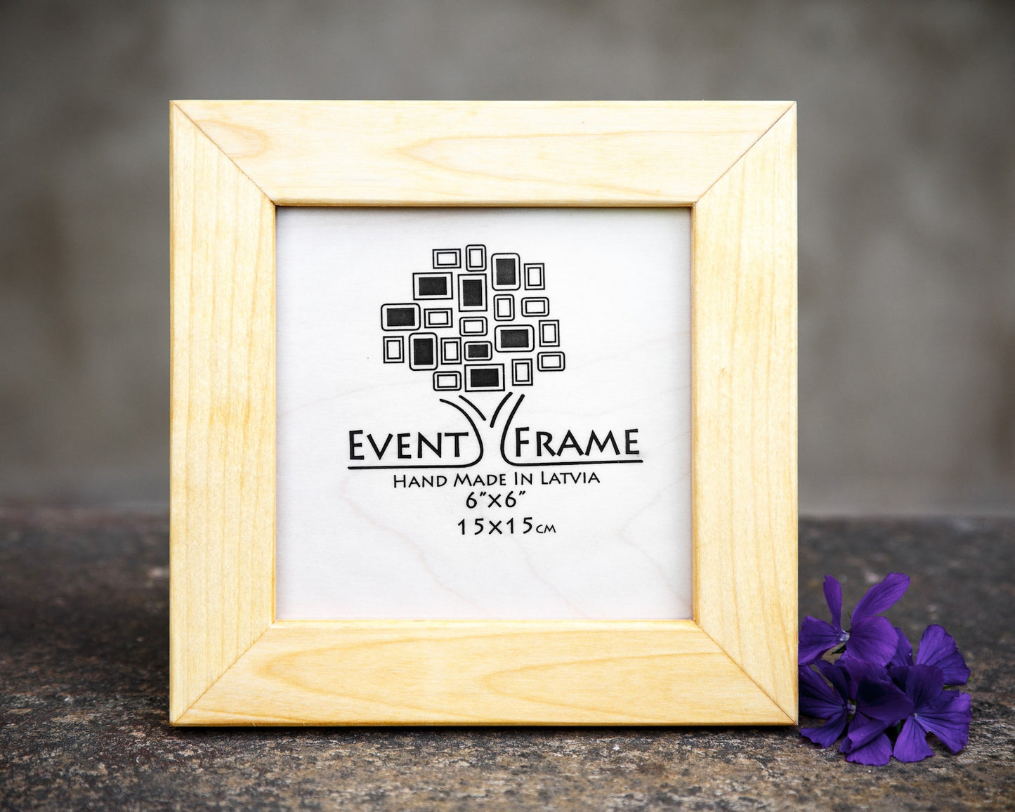 Natural Modern Design Photo Frame from Solid Birch Hardwood 34 mm