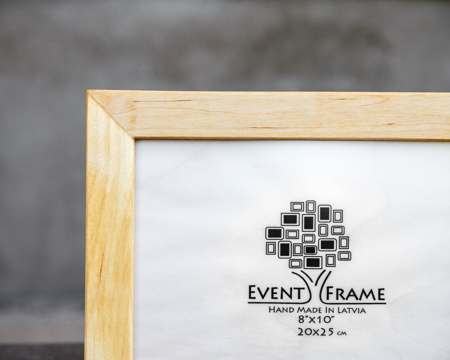 Natural Modern Design Photo Frame from Solid Birch Hardwood 34 mm
