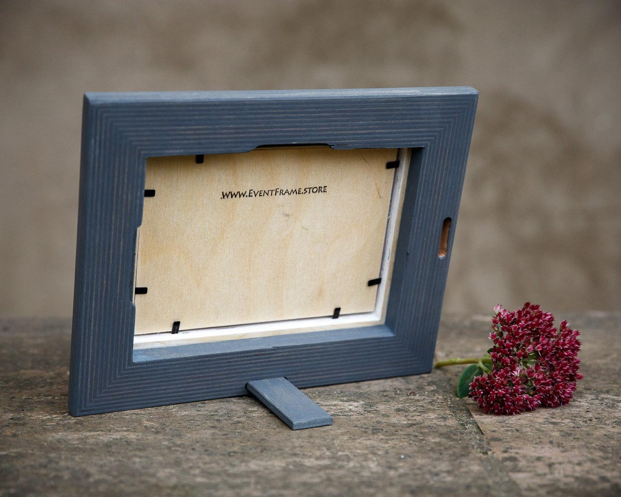 Double Grey + White Photo Frame