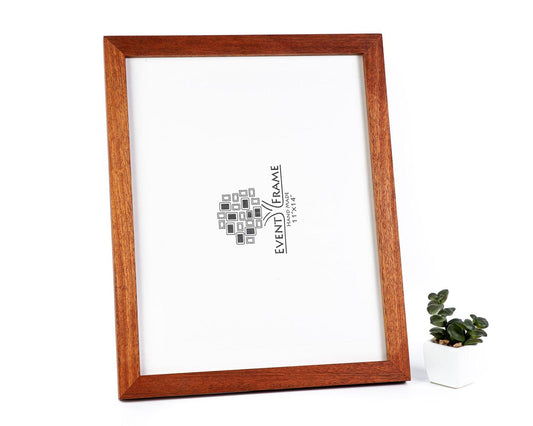 Modern Design Solid African Sapele Hardwood Photo Frame