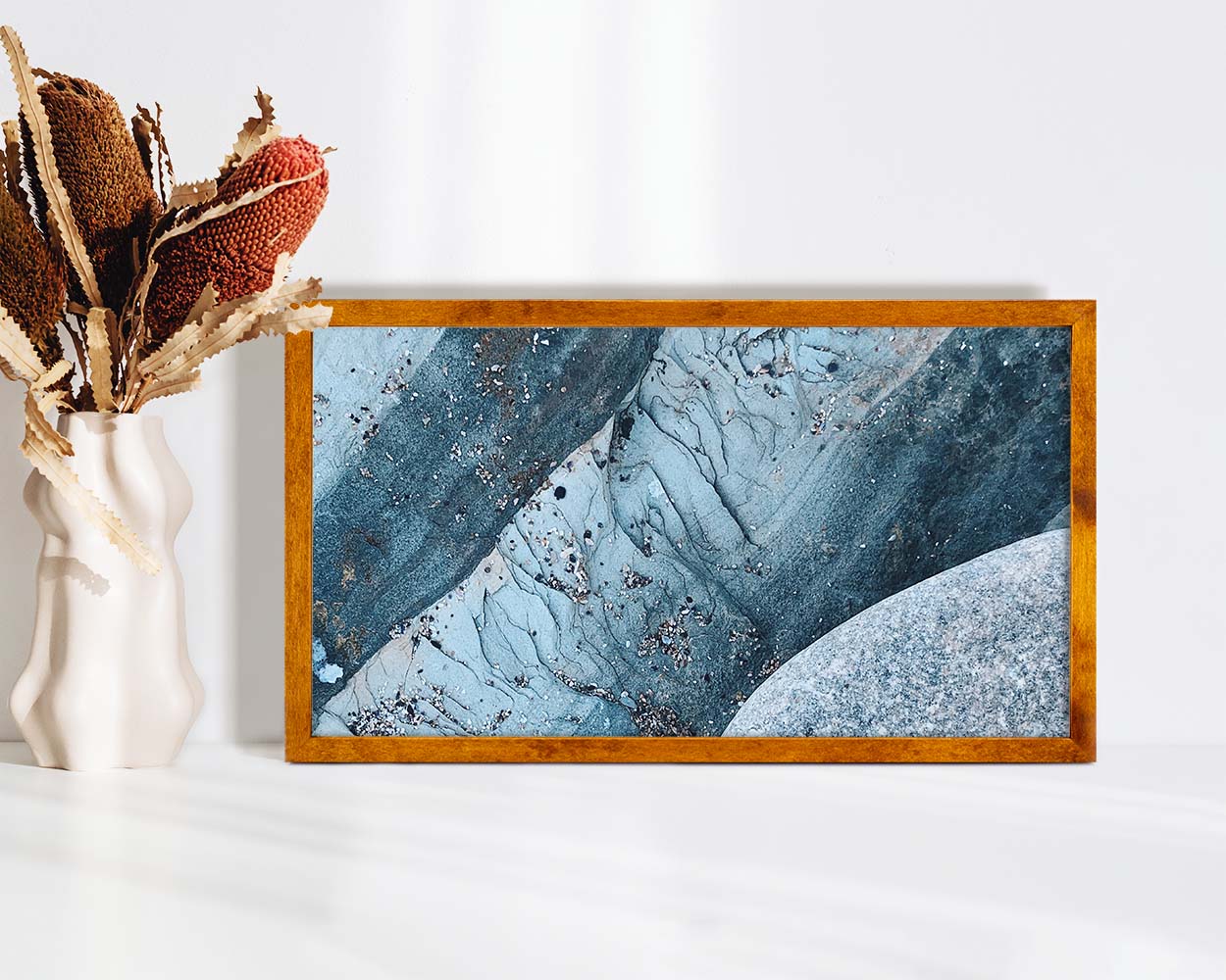 Cadre photo panoramique à bord super fin, cadre photo Polaroid coloré, cadre photo en bois dur de bouleau massif 1/2 bord mince 1/2 bord mince
